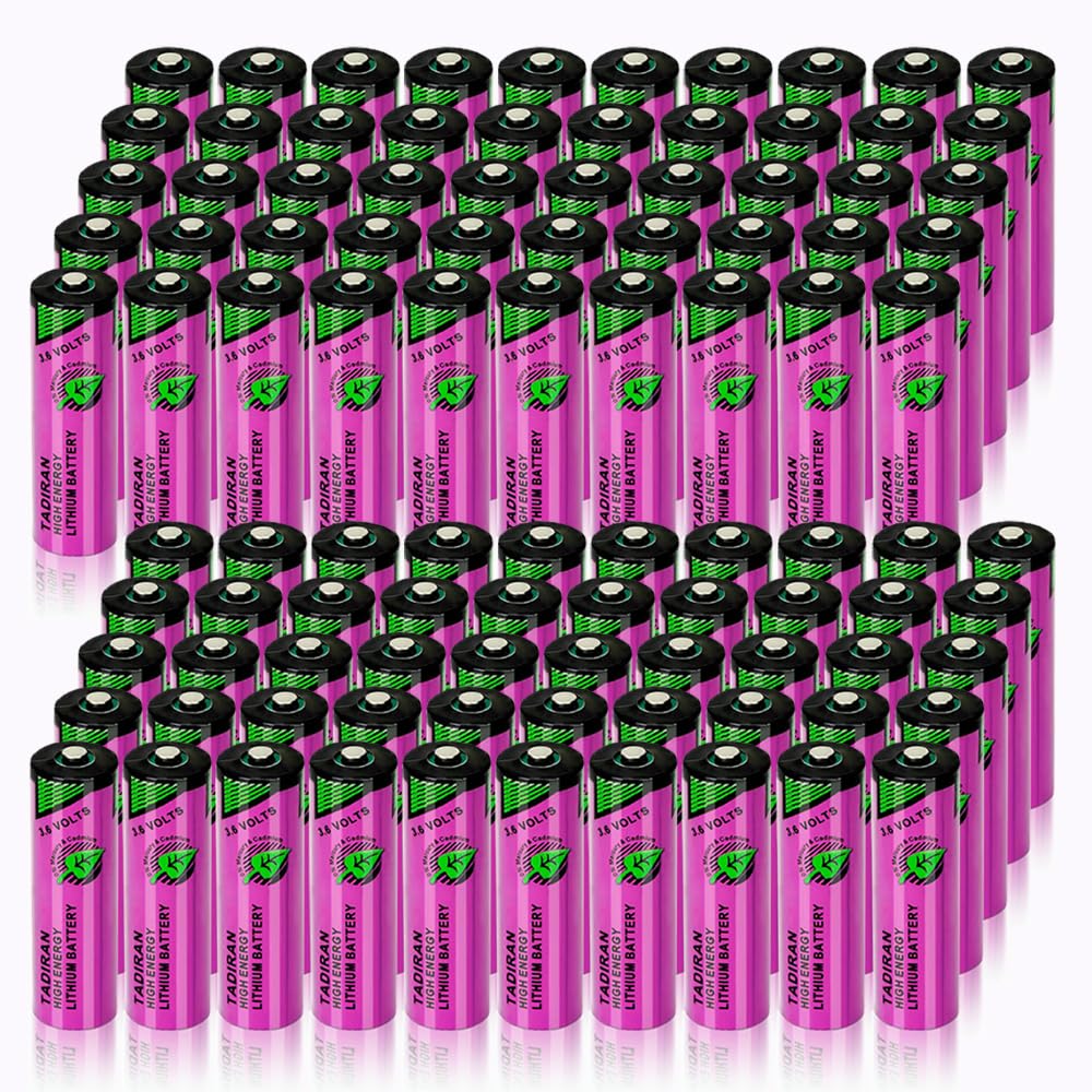 100-Pack TL-5903 Battery 3 6V SL-360 TL-5903 AA Lithium Battery 2400mAh for Tadiran TL-5903 SL-360 S7-400 ER14500 ER14505