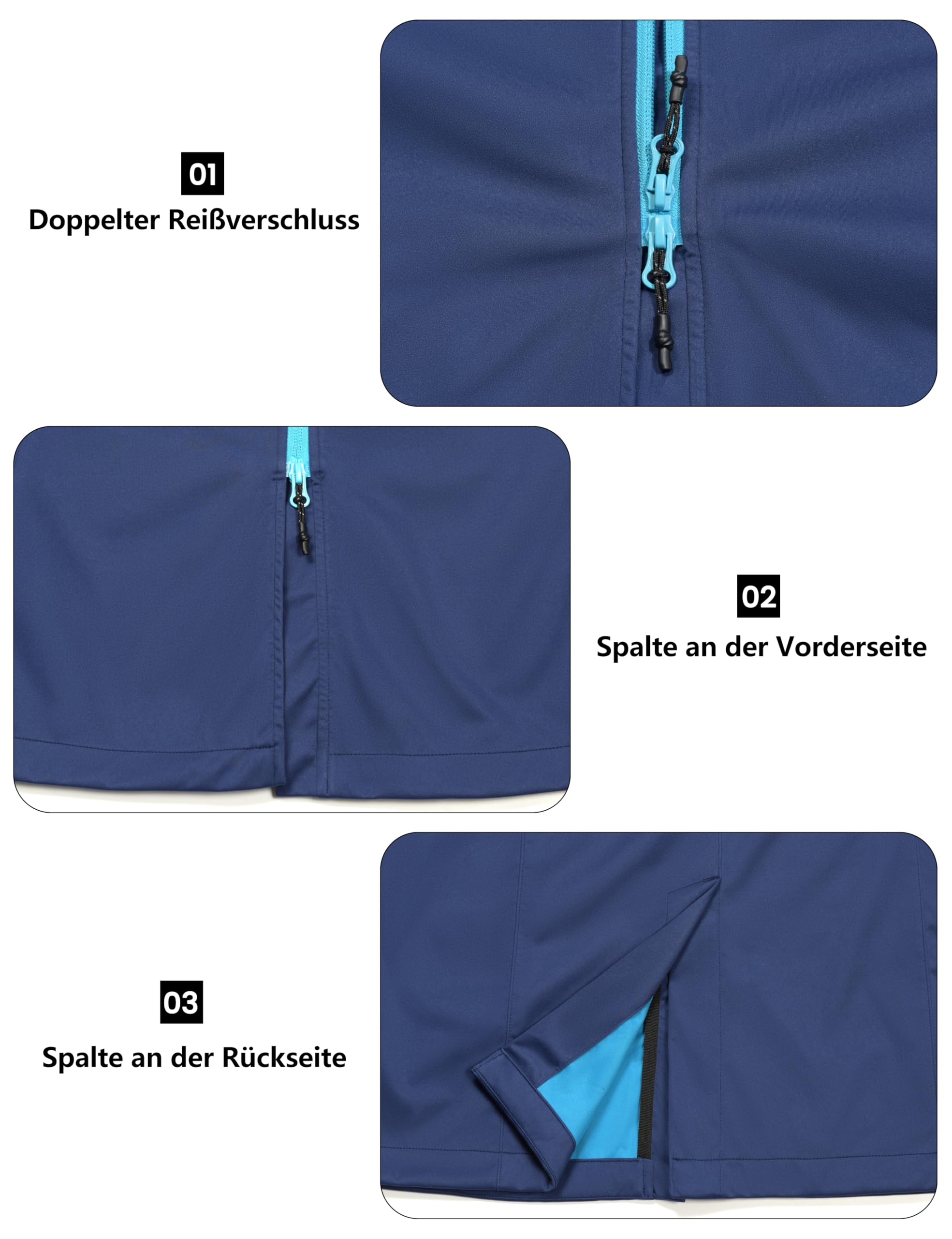 Little Donkey Andy Veste légère softshell coupe-vent sans manches femme