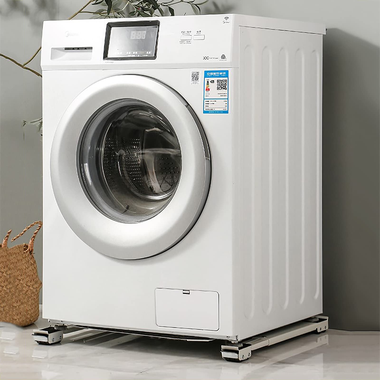 Mobile Base - Mini soporte para nevera, herramienta de elevación de muebles ajustable para lavadora, refrigerador, secadora, rodillo de carro, 45-70 cm