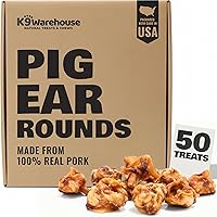 Vista 10 de K9warehouse Orejas de cerdo para perros, a granel natural, tiras de orejas 100% de cerdo para perros, alternativa a los masticables de cuero crudo