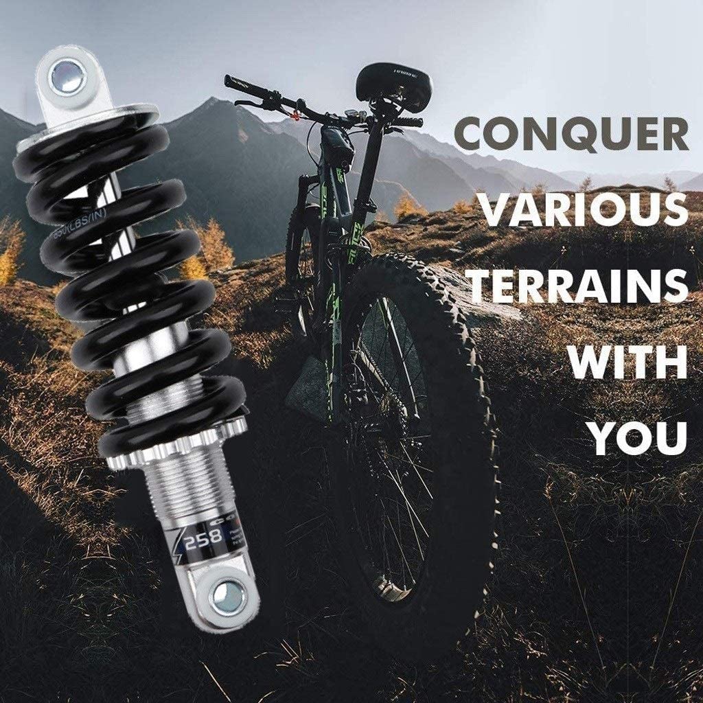 Amortiguadores Traseros de montaña Suspensión 150 mm/160 mm/165 mm/170 mm Amortiguador de Resorte de Bicicleta MTB Cuesta Abajo Ajustable