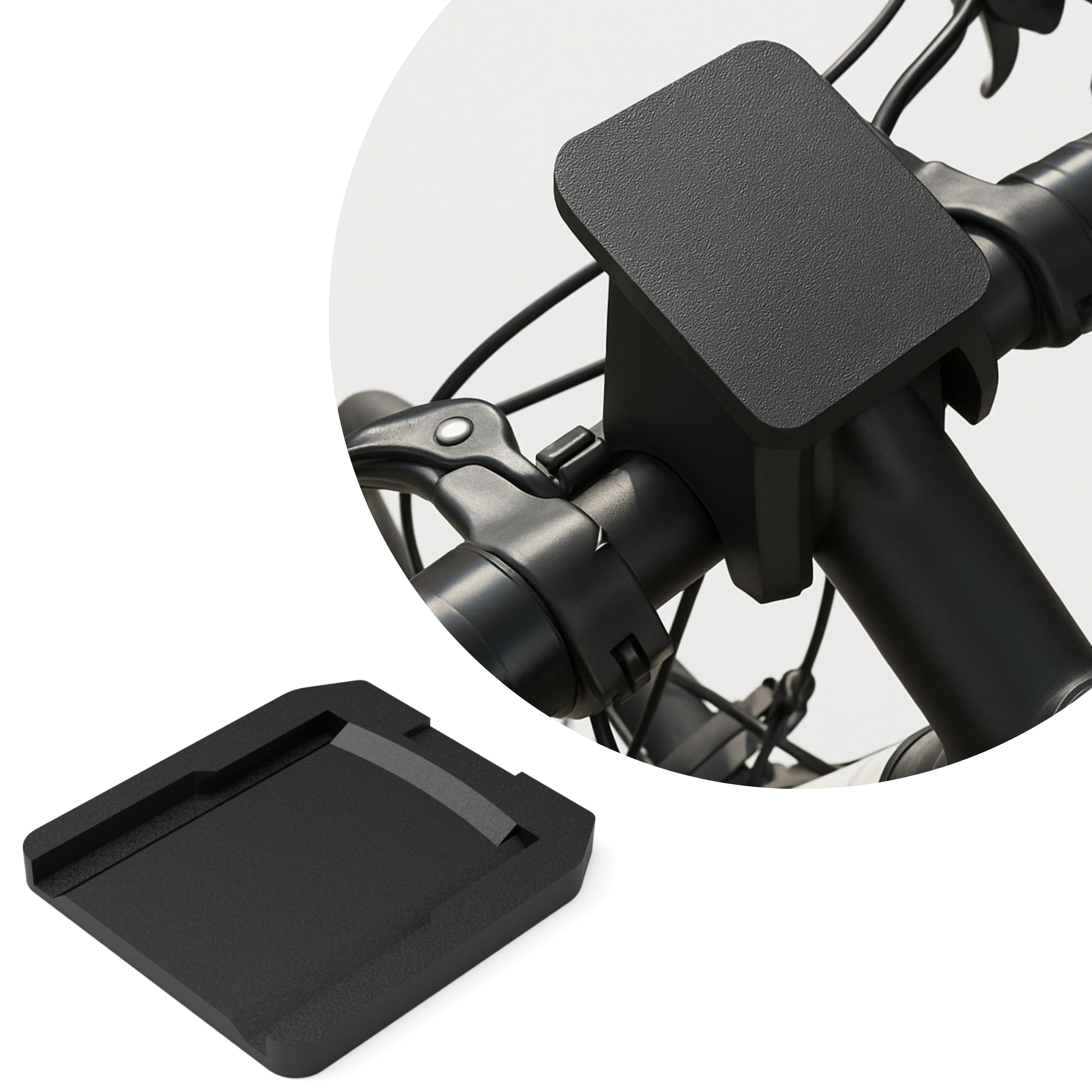 Sintrix Fab Black Contact Protection Cover, Compatible With Bosch Intuvia Display, Weatherproof Protective Cap For E-Bike Holder, Bicycle Accessories For Safe Transport & Outdoor Protection