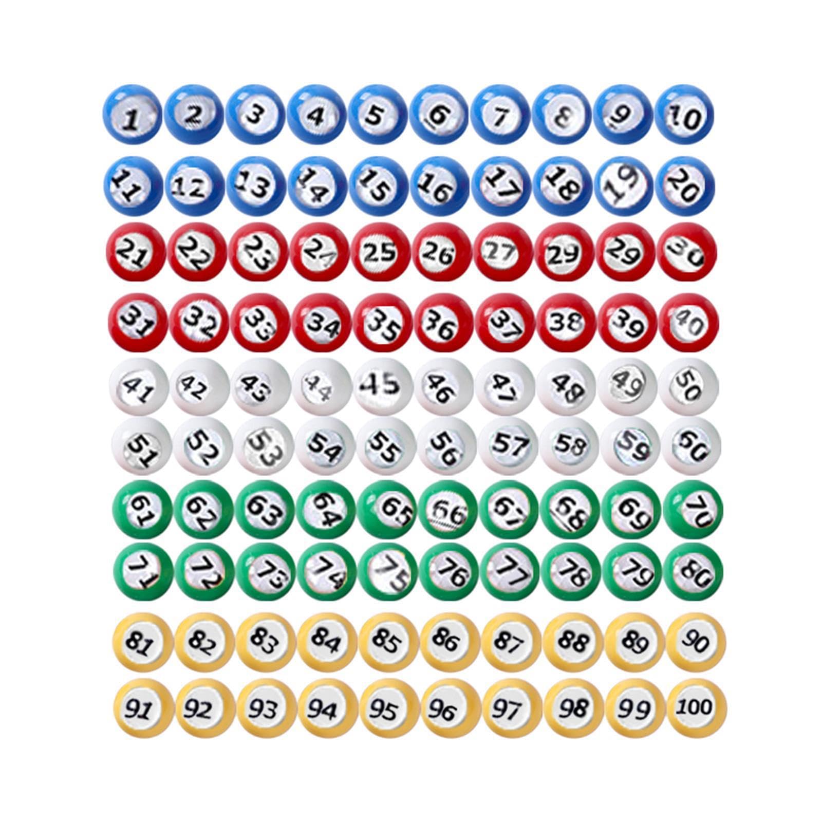 150 Bolas de Bingo para Rifa, Ideales para Fiestas de Cumpleaños Y Actividades Grupales.