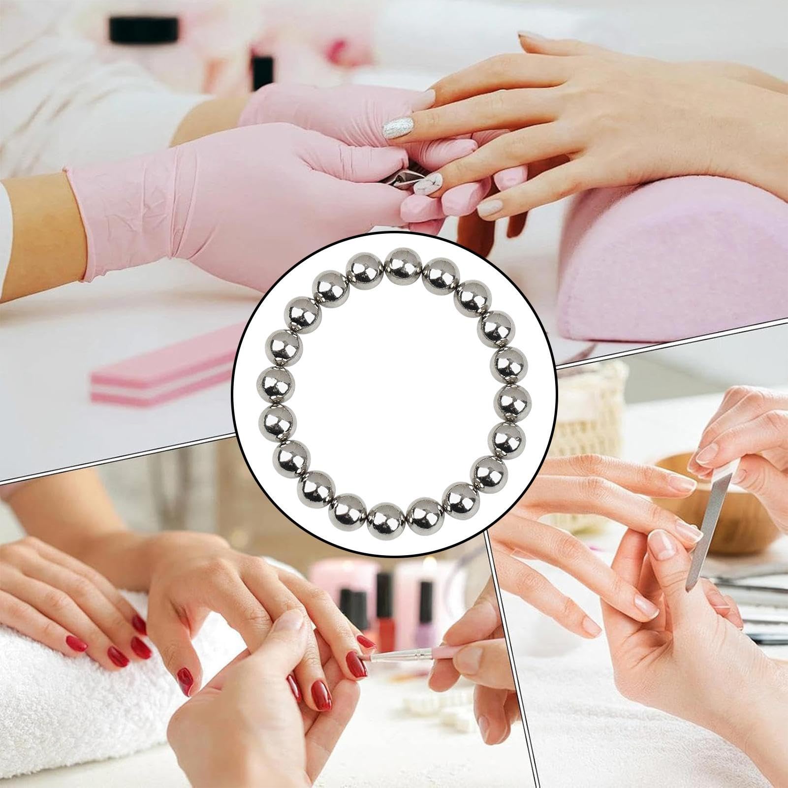 Aimant à ongles, magnétique, perles polonaises, design de balle, précision magnétique 5 mm, options de forme créative, outil multifonction en gel, pour manucure art, maison, filles, 0,2 pouces