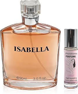 AFLUXE Isabella Eau de Parfum for Women, Pheromone&Parfum Sweet Floral Fruity Perfume, Fresh Clean Scented Spray, 3.0 fl oz (90 ml)