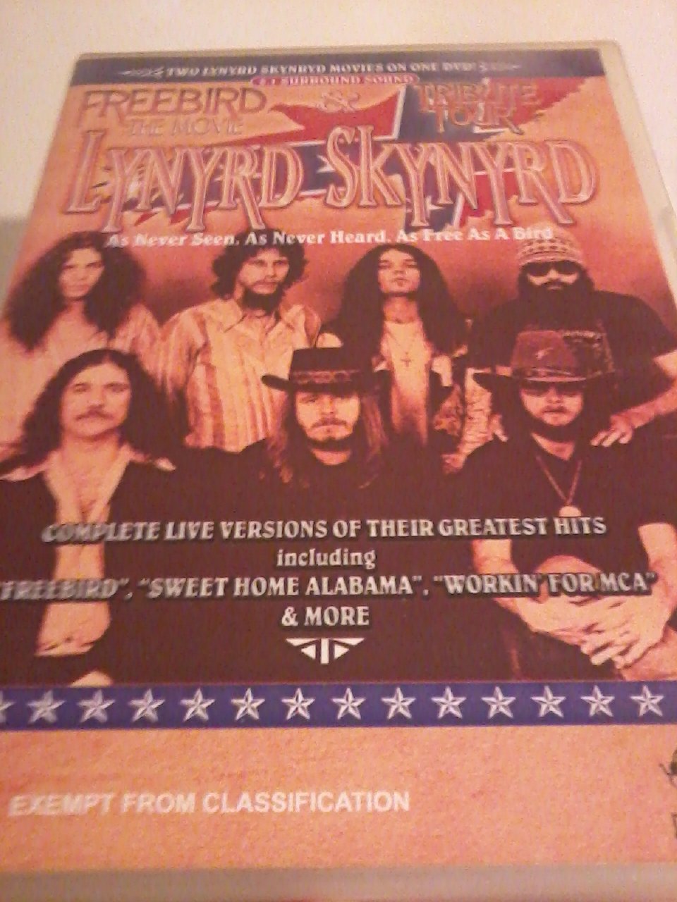 Lynyrd Skynyrd Freebird DVD musical para ambientar tus reuniones y tardes de rock