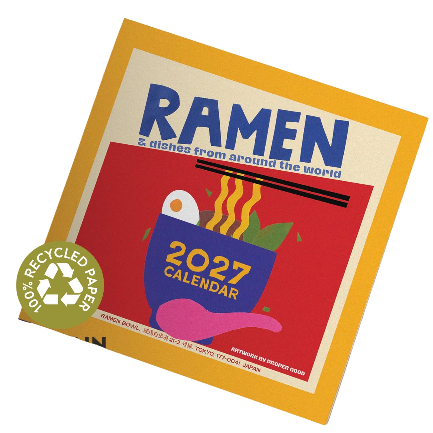Good Tuesday 2027 Wall Calendar, Dishes Around the World by Proper Good