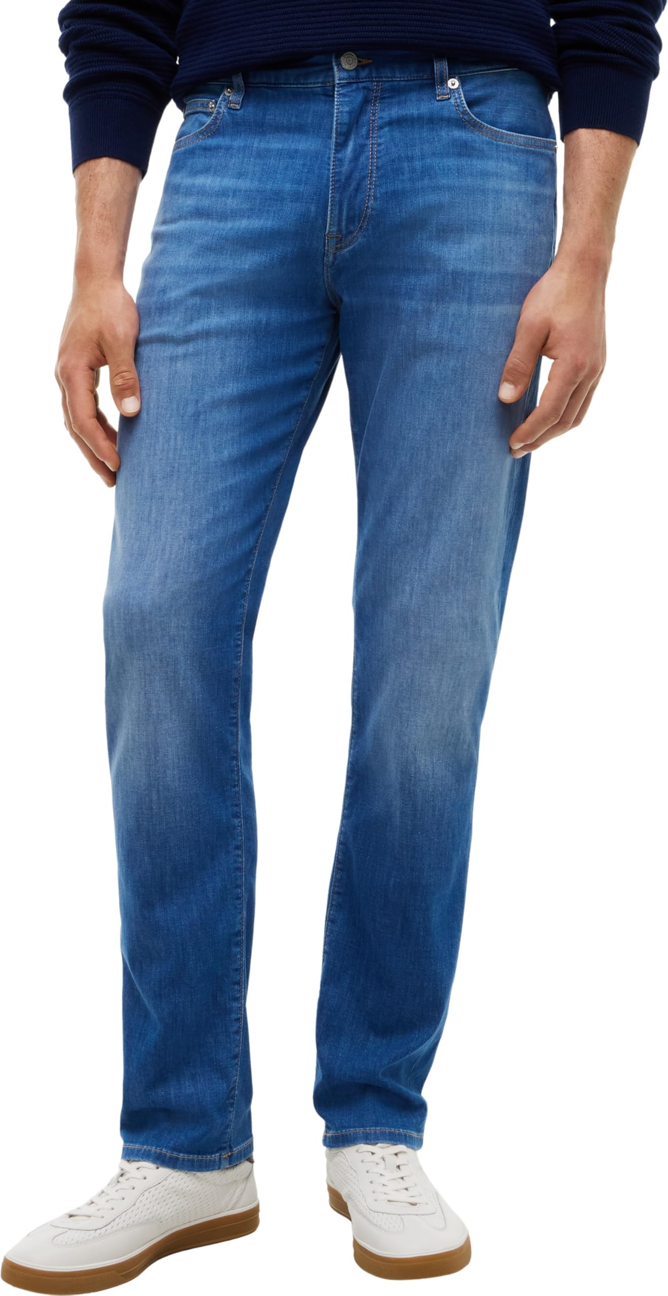 Tommy Hilfiger Men's Slim Straight Denton Jett Indigo Mw0mw43166 Other Jeans
