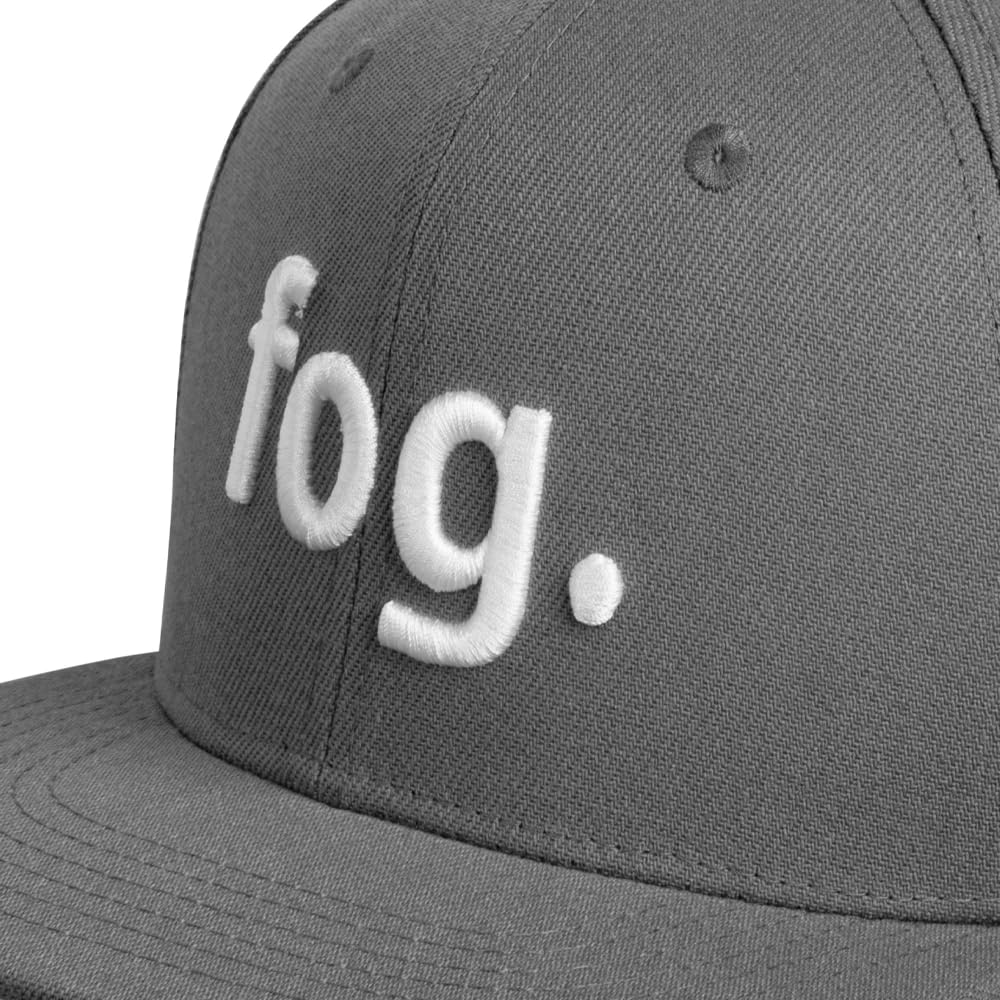 Nebelkind Gorra Snapback para Hombre y Mujer, Talla Única, Unisex, Moderna, Estilo Callejero, Gorra de Béisbol con Visera Recta, Gris