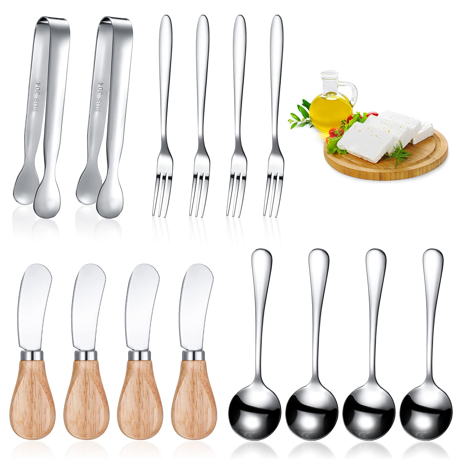Buy Cheese Butter Spreader Knives Set Stainless Steel Cheese Slicer Butter Spreader Knives with