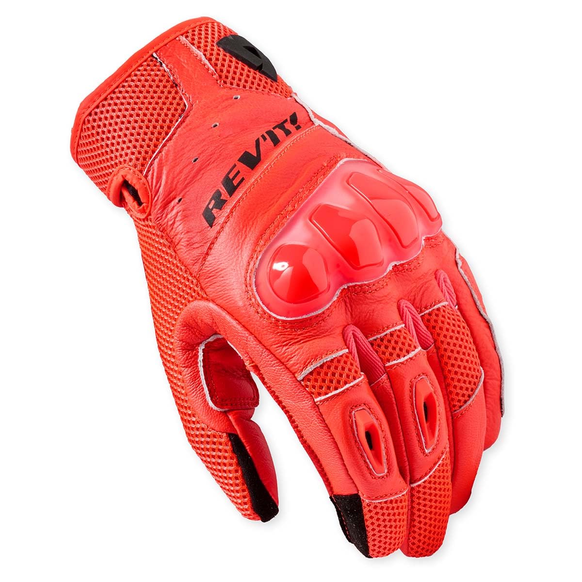 REV'IT! Revit Ritmo Guanti da moto, bianco/rosso/nero, S