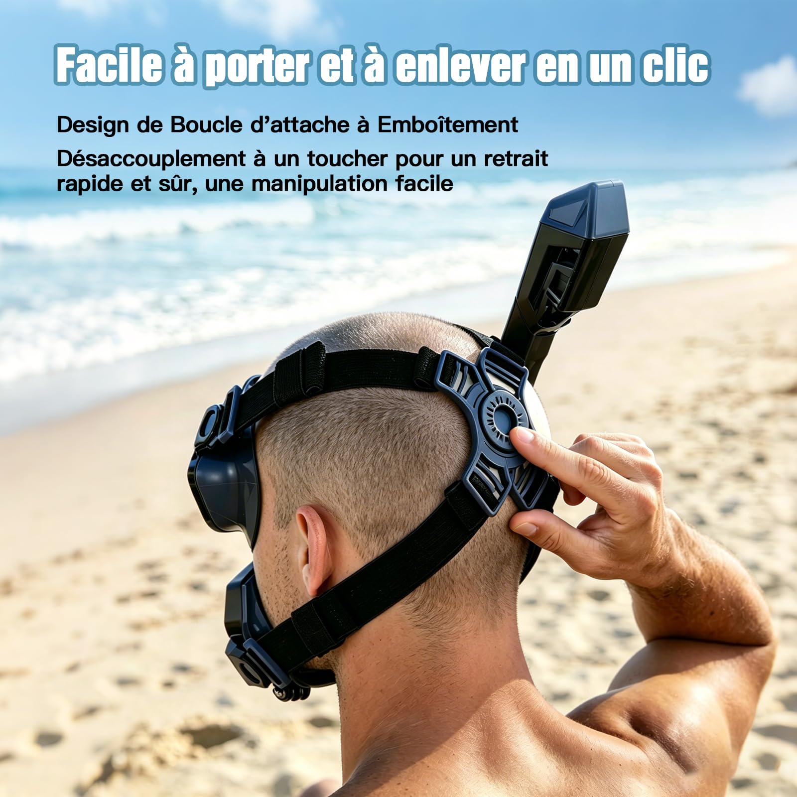 TOMSHOO Kit de plongée avec tuba et masque de plongée, masque de plongée anti-buée avec champ de vision panoramique à 180°, avec tuba Premium Dry à 3 canaux pour la plongée et la natation