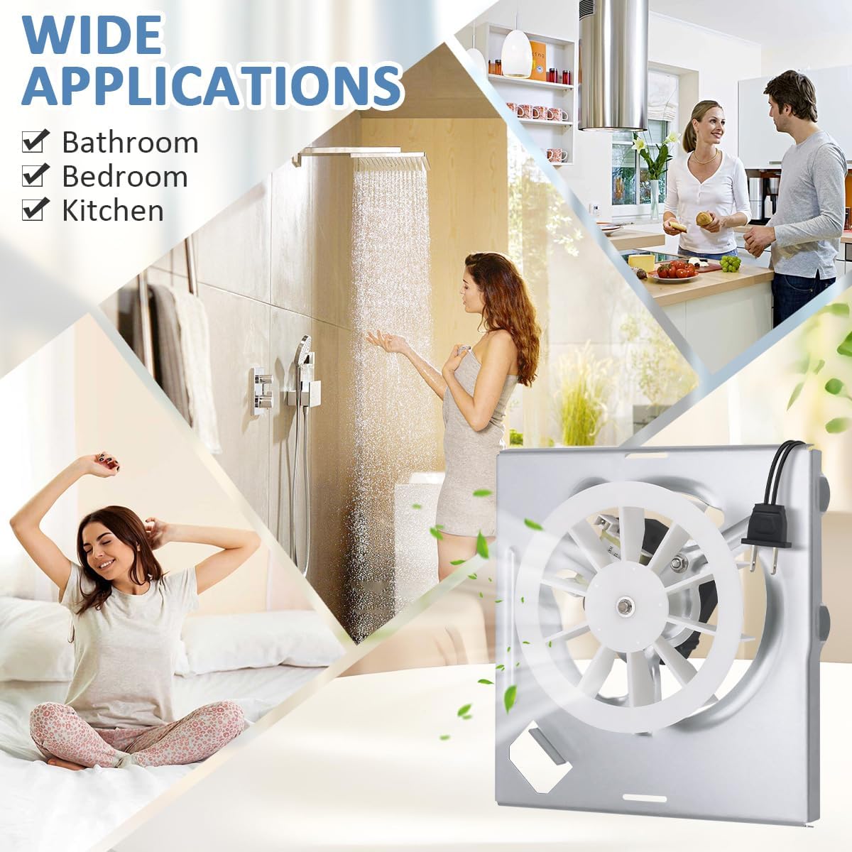 C350BN Replacement Motor/Wheel for Bathroom Fan Motor (696N A housing), S97012026 Replacement Fan for Br-oan-Nu-Tone 663, 670, 671, 688, 689, BP90, BP46