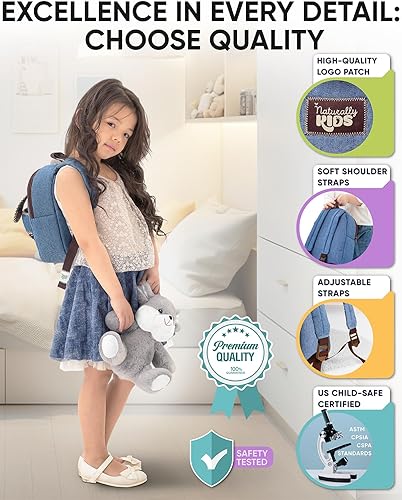 Miniatura 169 de Naturally KIDS - Juguetes de unicornio para niños y niñas de 2 a 3 años, regalos de cumpleaños, mochila de unicornio para niños pequeños 03 Unicornio