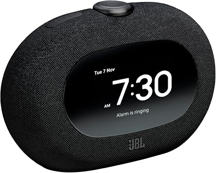 JBL Horizon 3، ساعة منبه، مكبر صوت، أسود