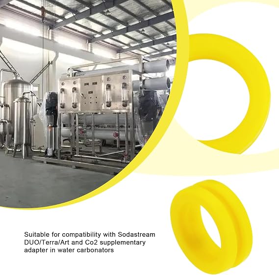 3PCS Water Carbonator O rings Sealing Gaskets Transfer Adaptor Gaskets Compatible with Soda Stream Quick Connect for Models Duo/Art C02 Refil Transfer Adapter
