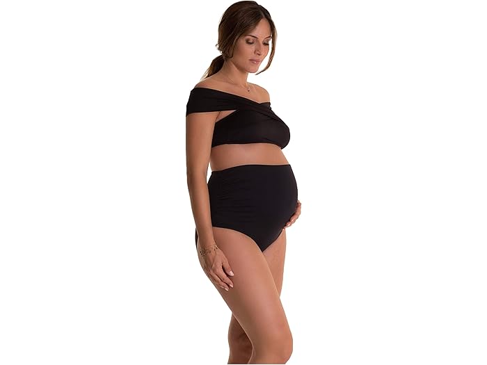 high waisted maternity swimsuit bottoms