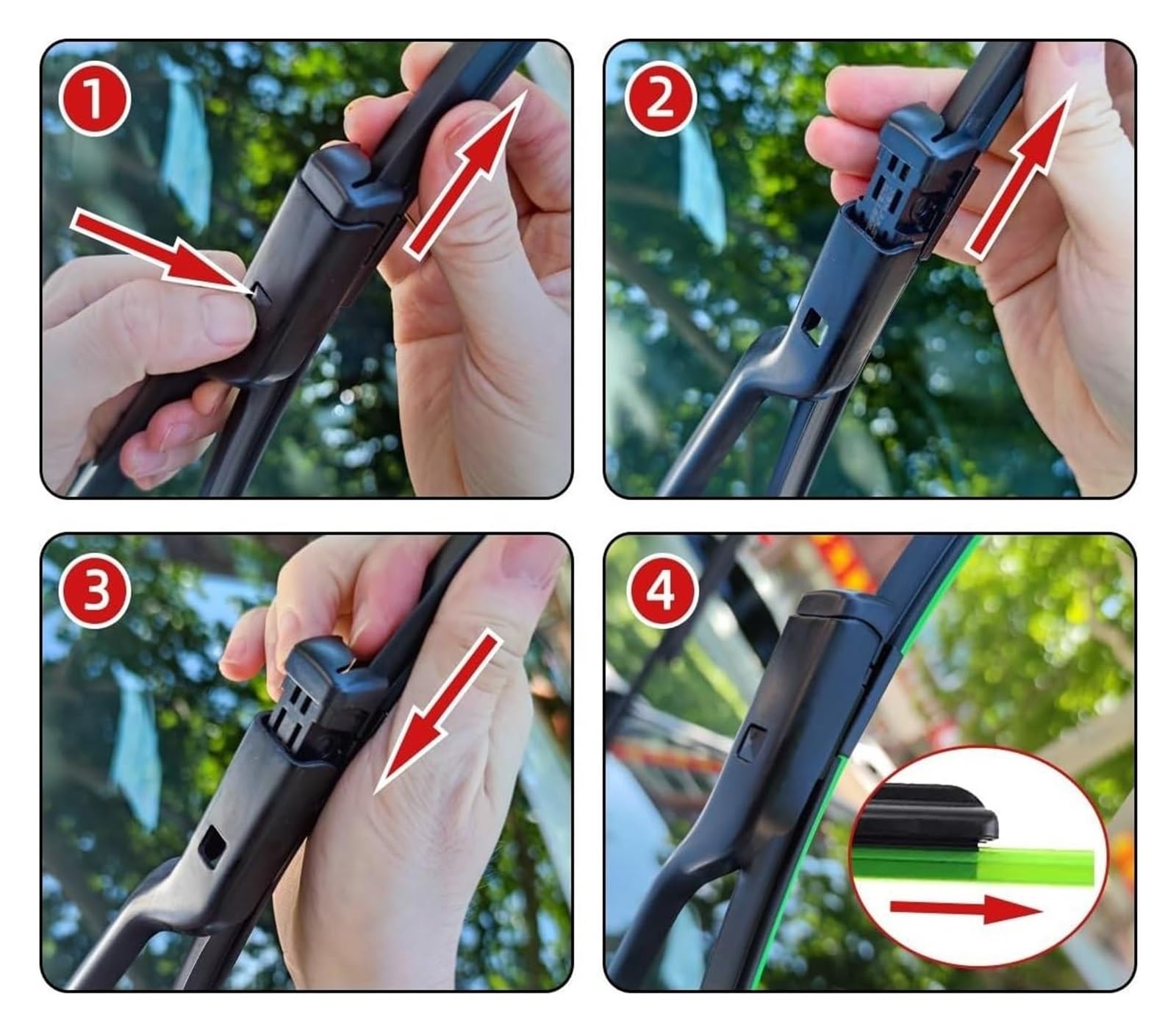 Auto Spazzola Tergicristallo Per VW Per T&IGUAN MK2 2017 2018 2019 2020 26 "+ 21" + 14 "Anteriore Spazzole Tergicristallo Posteriori Spazzole Spazzole Tergicristallo Auto