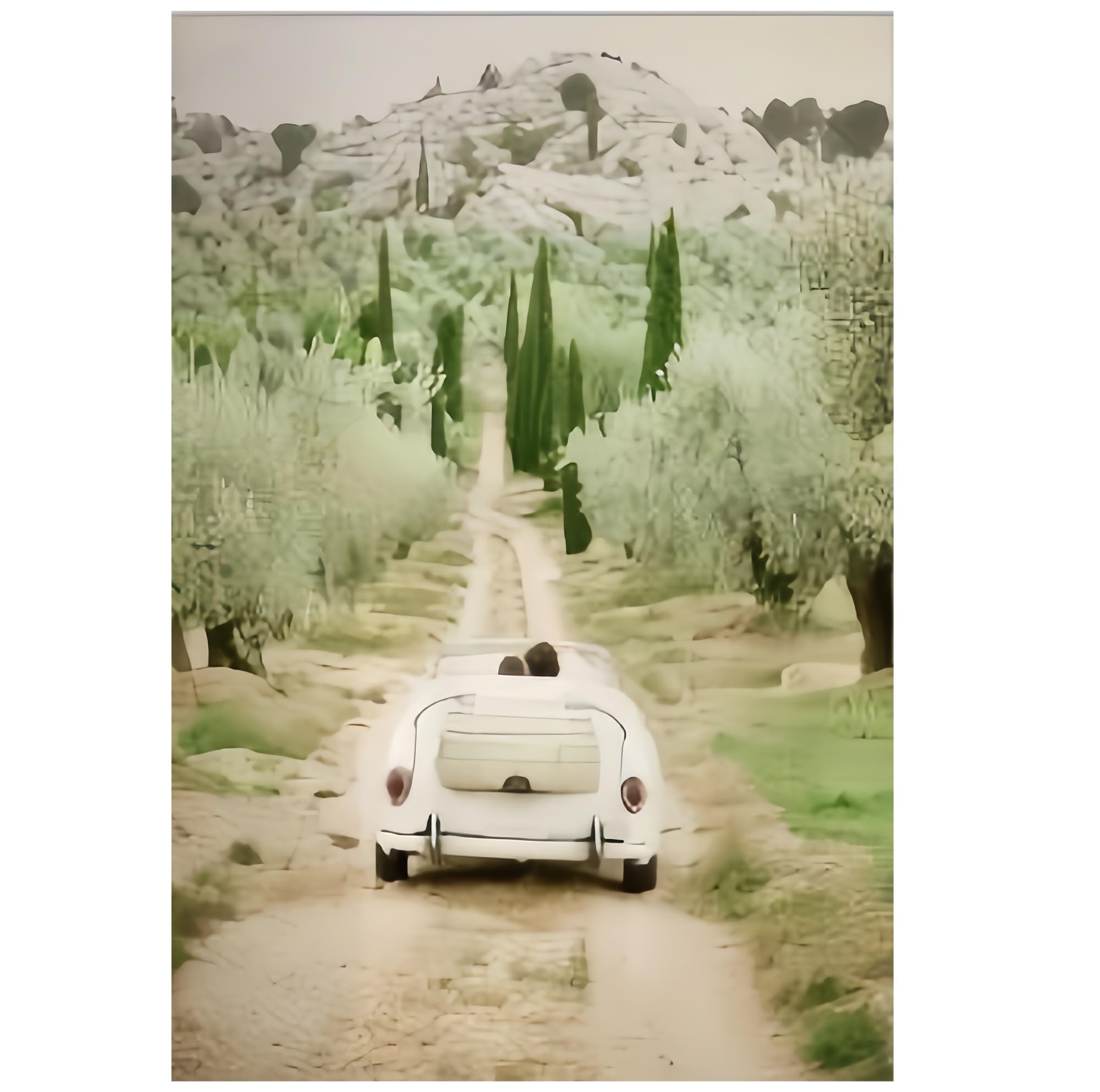 Byambd C Aestheti Pictures Frameless Mediterranean Anvas Painting Wall Ollection Sunny Landscape And Nature Prints Italian Travel Poster Art Lassi Style(,50X70cm)