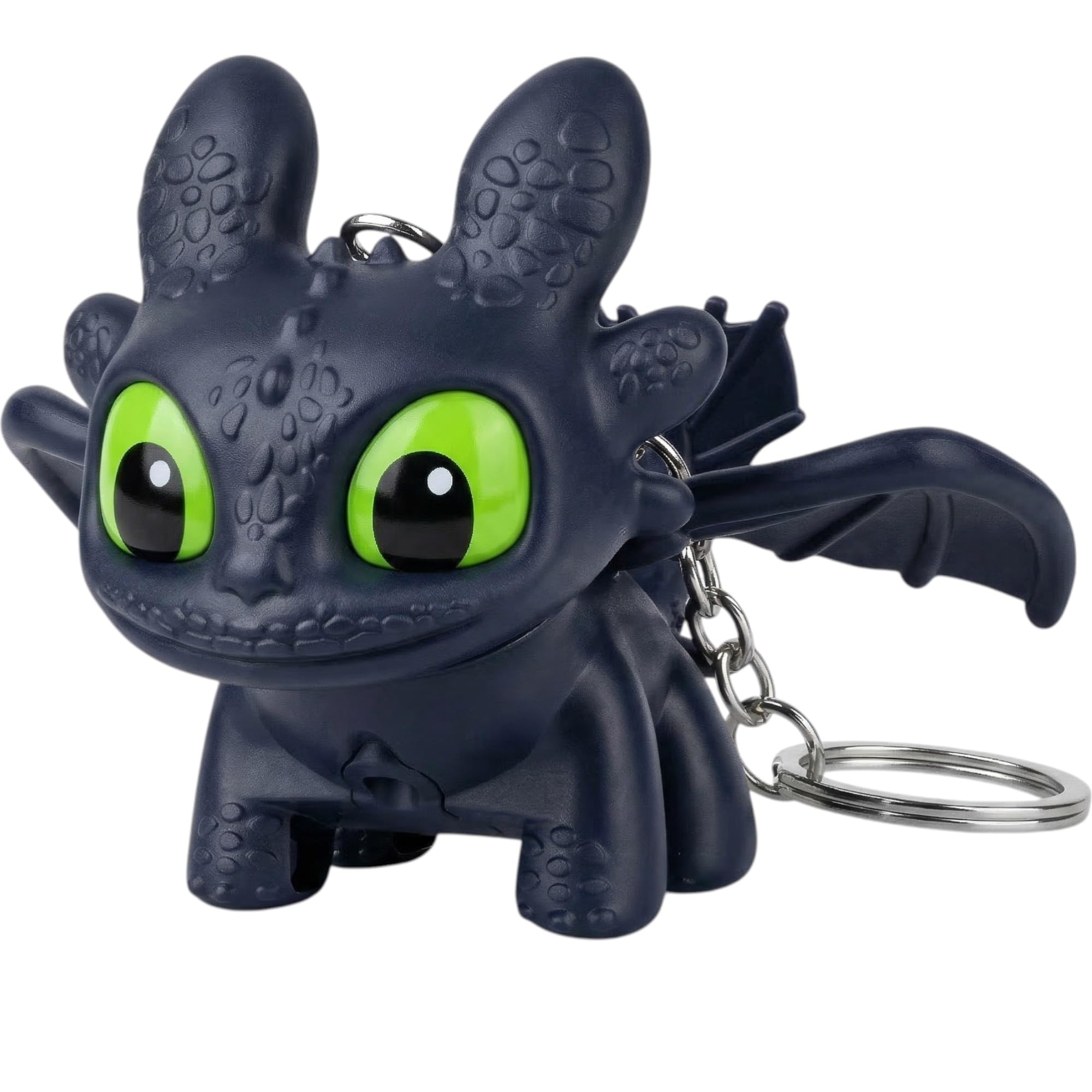Dragon Keychain Toy with Light and Moving Wings, Shake Activated Wing Motion, On Off Switch, Bag Clip Pendant-image-24