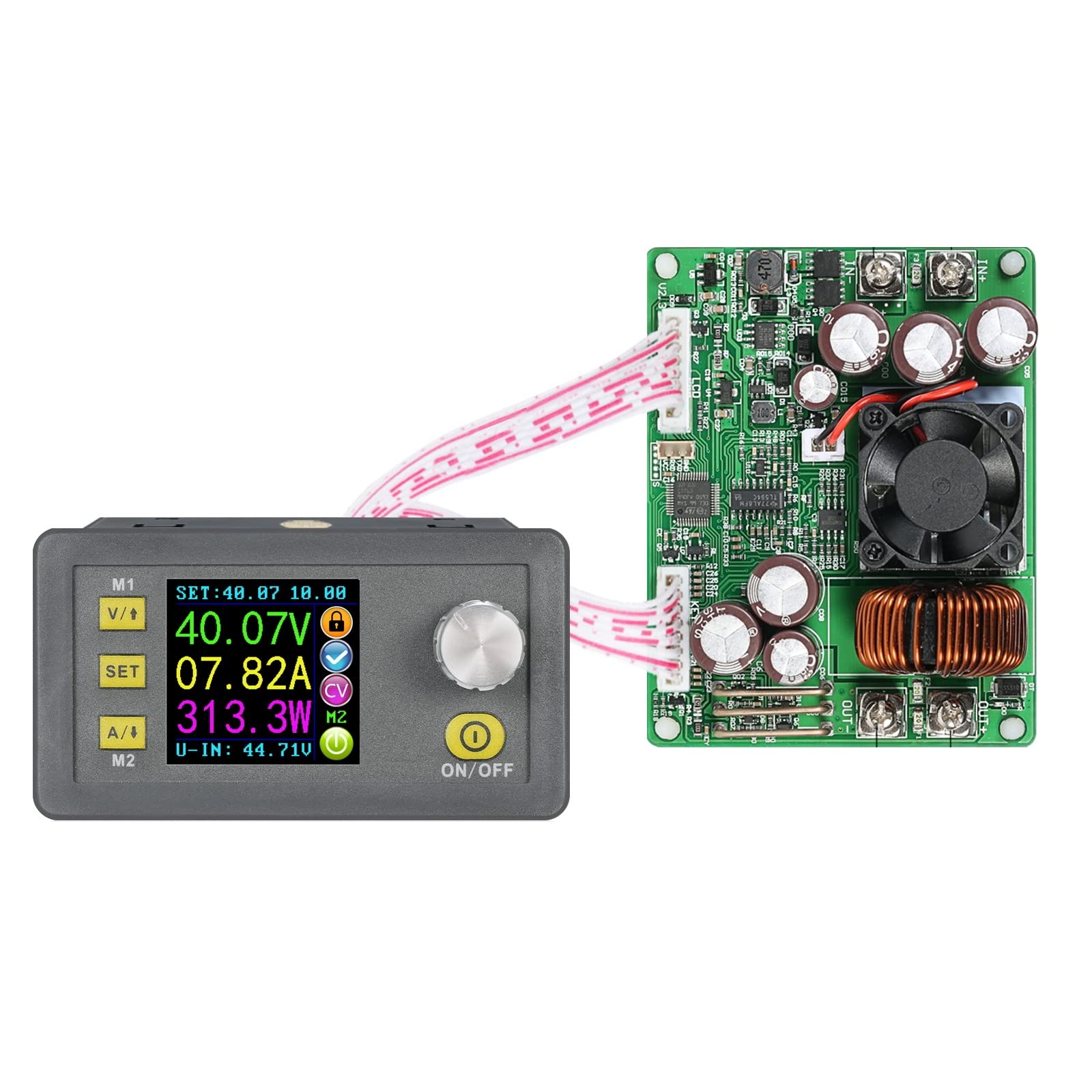 RD DPS5020 50V 20A Constant Voltage Current Step-Down Power Supply Module Buck Voltage Converter Voltmeter (DPS5020)