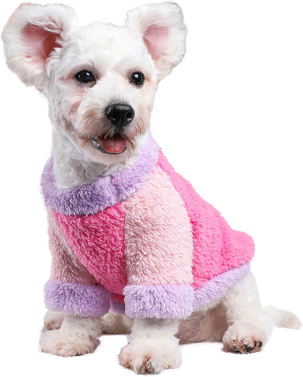 Fall Dog Clothes Fleece Dog Sweater Cute Puppy Clothes for Small Dogs Girl & Boy