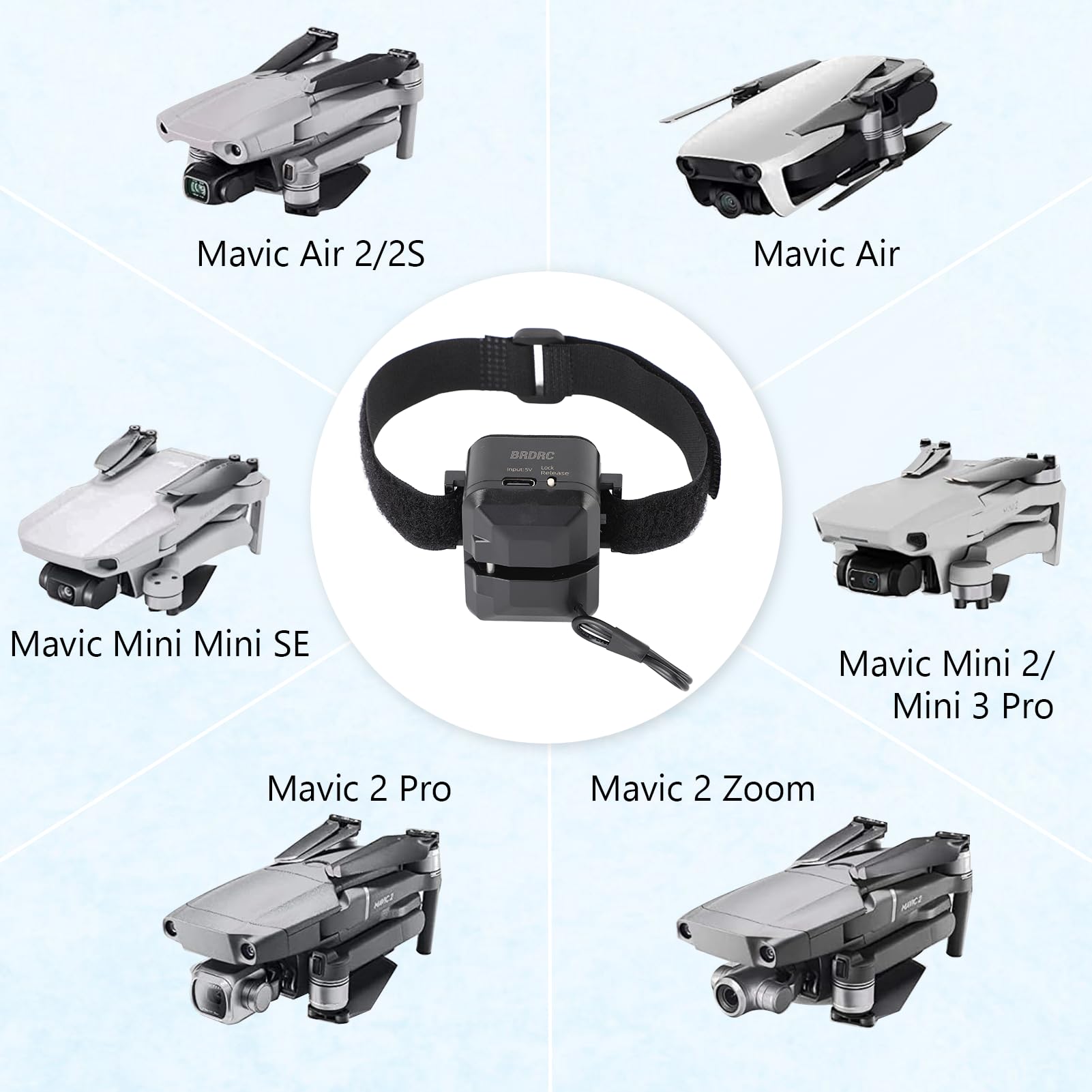 Drone système Airdrop Système de transport payant pour Mini 4 Pro pour 2 3 Air 3 Accessoires pour appât de pêche Mariage Fête Drone Besoins de sauvetage et appareil de
