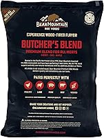 Vista 9 de Bear Mountain BBQ Premium Wood Butcher's Blend - Gránulos para ahumar, mezcla de pellets de madera dura totalmente natural para asar al aire libre