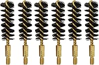 Vista 8 de . 22 Cal Bore Nylon Pistola Cepillo de limpieza para pistola de rifle de 22lr Limpieza de pistolas (6 piezas)