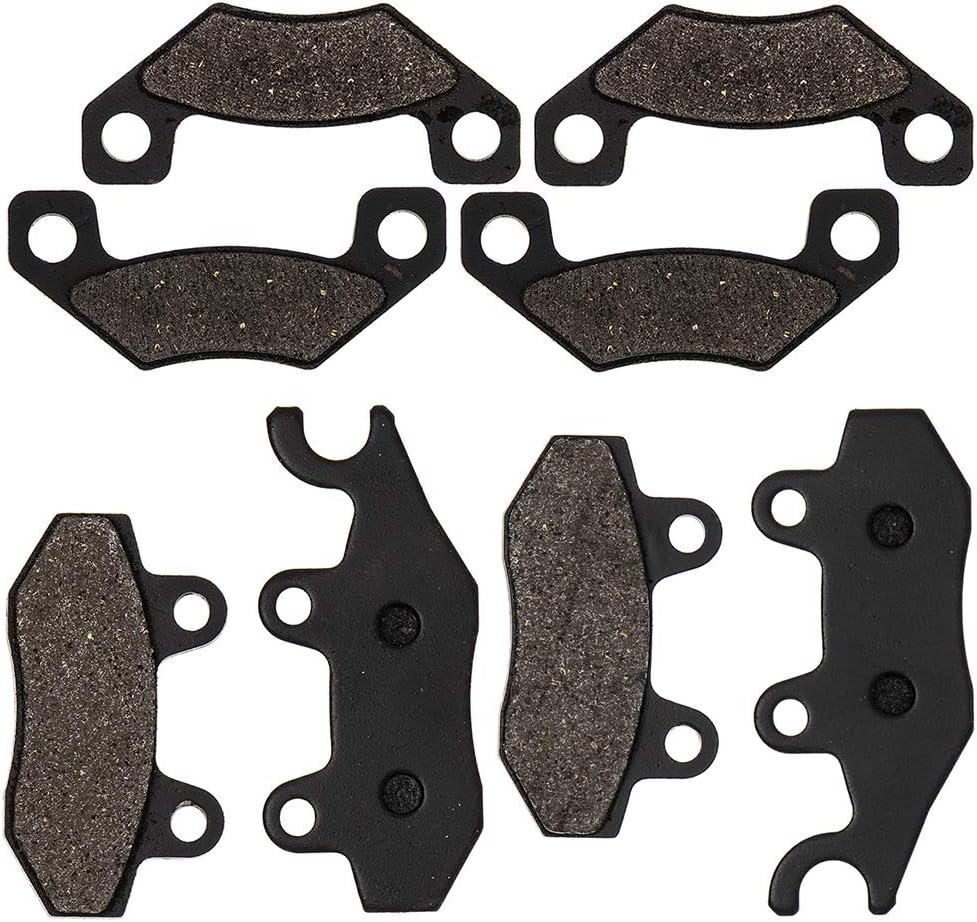 NICHE Brake Pad Kit for Can-Am Commander 1000 800 715500335 705600711 715500336 Front Rear Semi-Metallic