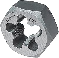 Vista 2 de El hex. del 1/2" "-20 UNF muere el hilo de reenhebrado muere la mano derecha del acero del cartón