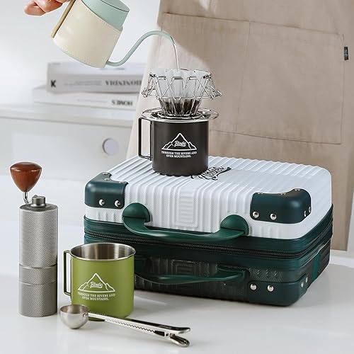 Miniatura 7 de Bincoo Estuche de viaje para cafetera de 10 pulgadas para máquina de café expreso barista, impermeable, bolsa de almacenamiento para cafetera con