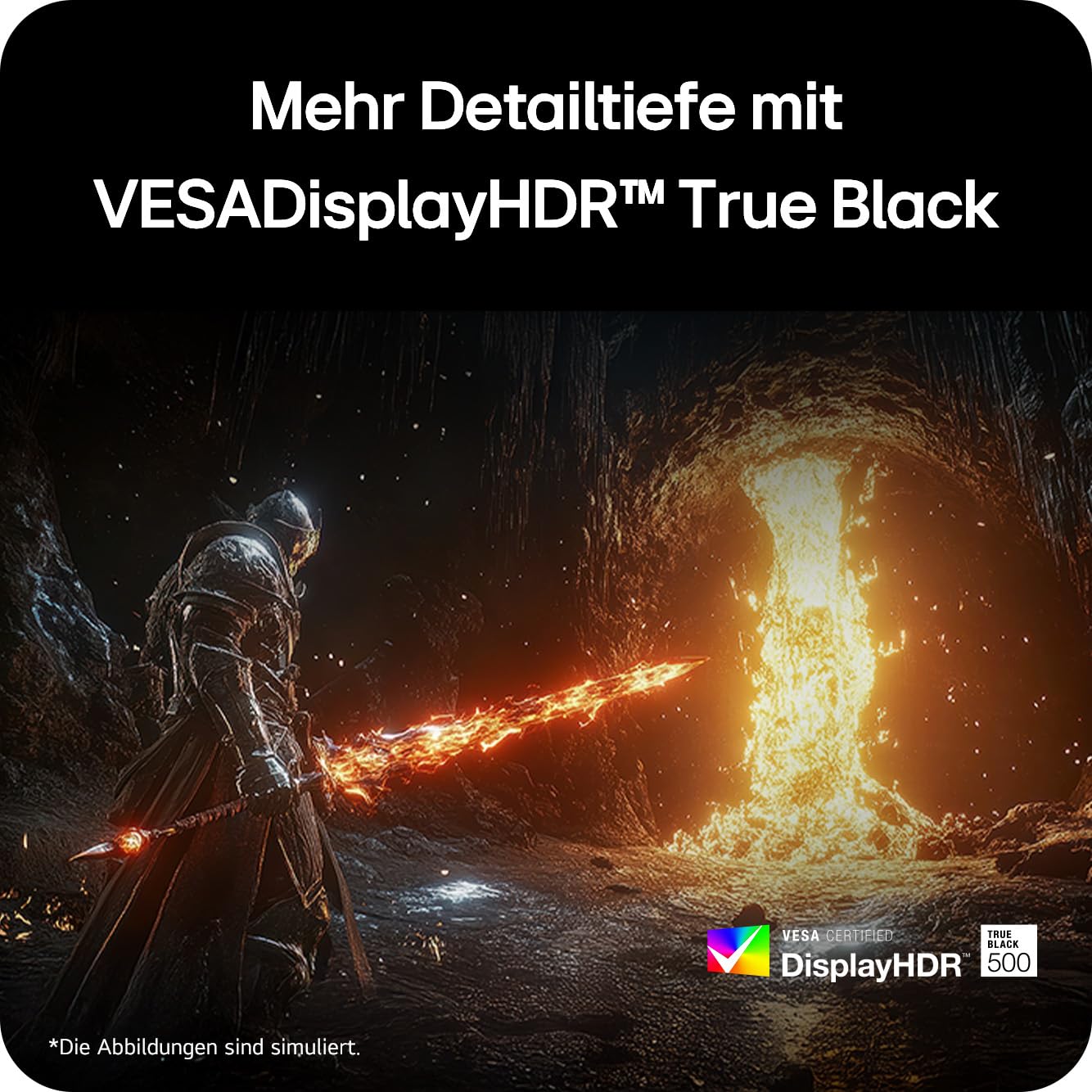 LG Ultragear™ 27GX790B-B 27 Zoll QHD OLED Gaming-Monitor, 540Hz/720Hz Dual Mode, 0,02ms, DisplayHDR True Black 500, AMD FreeSync Premium Pro, 1x DisplayPort 2.1, 2X HDMI 2.1, Schwarz