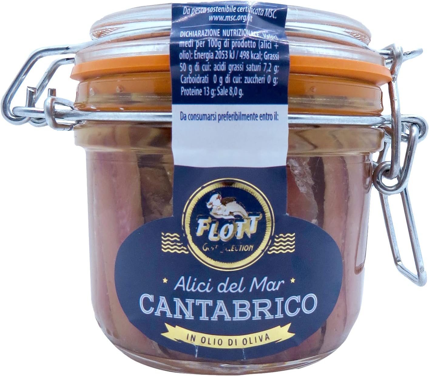 Flott - Anchovies Fillets of Cantabrian Sea (6 x 235g)