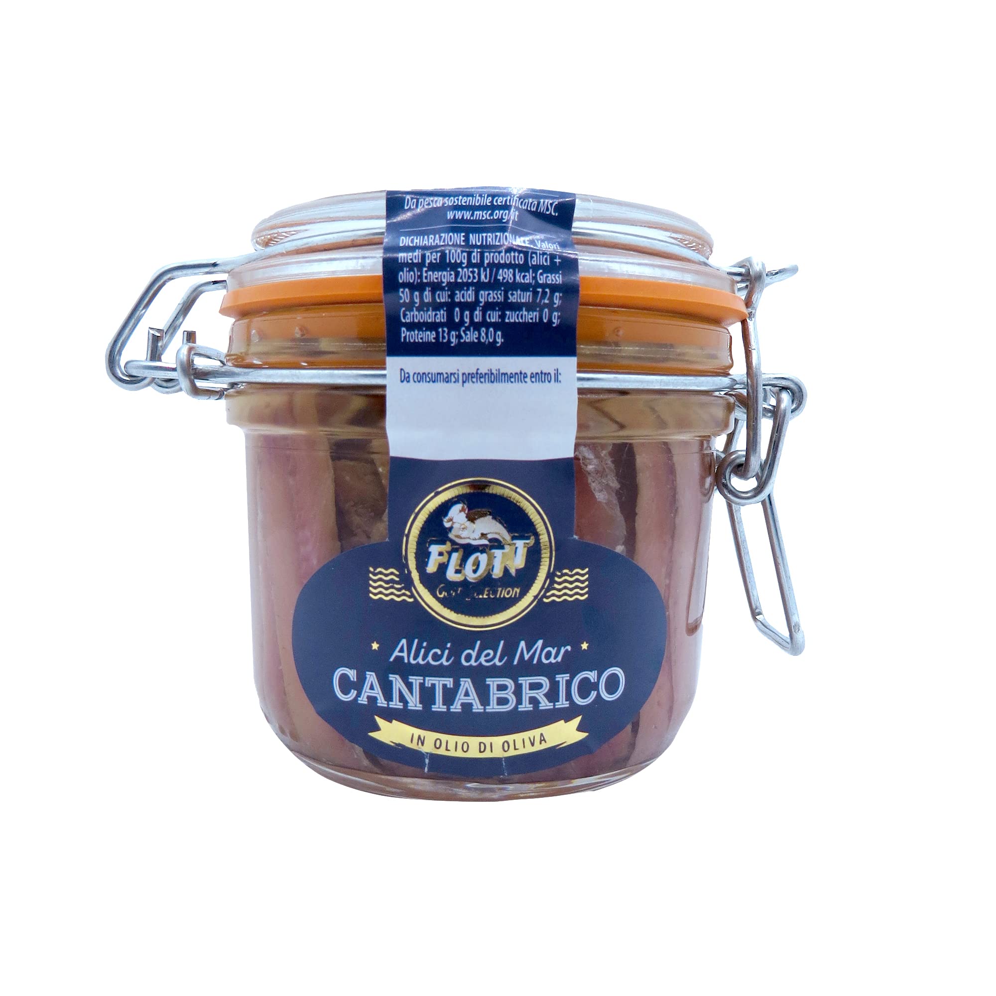 Flott - Anchovies Fillets of Cantabrian Sea (6 x 235g)