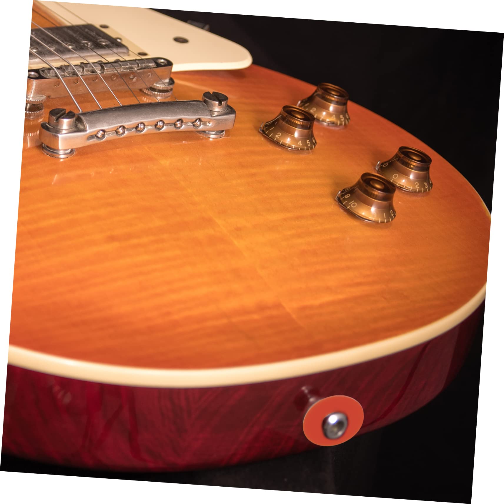 WHAMVOX Instrument Safe Lock Guitar Strap Locks Gaskets Guitar Protector Easy Install for Beginners