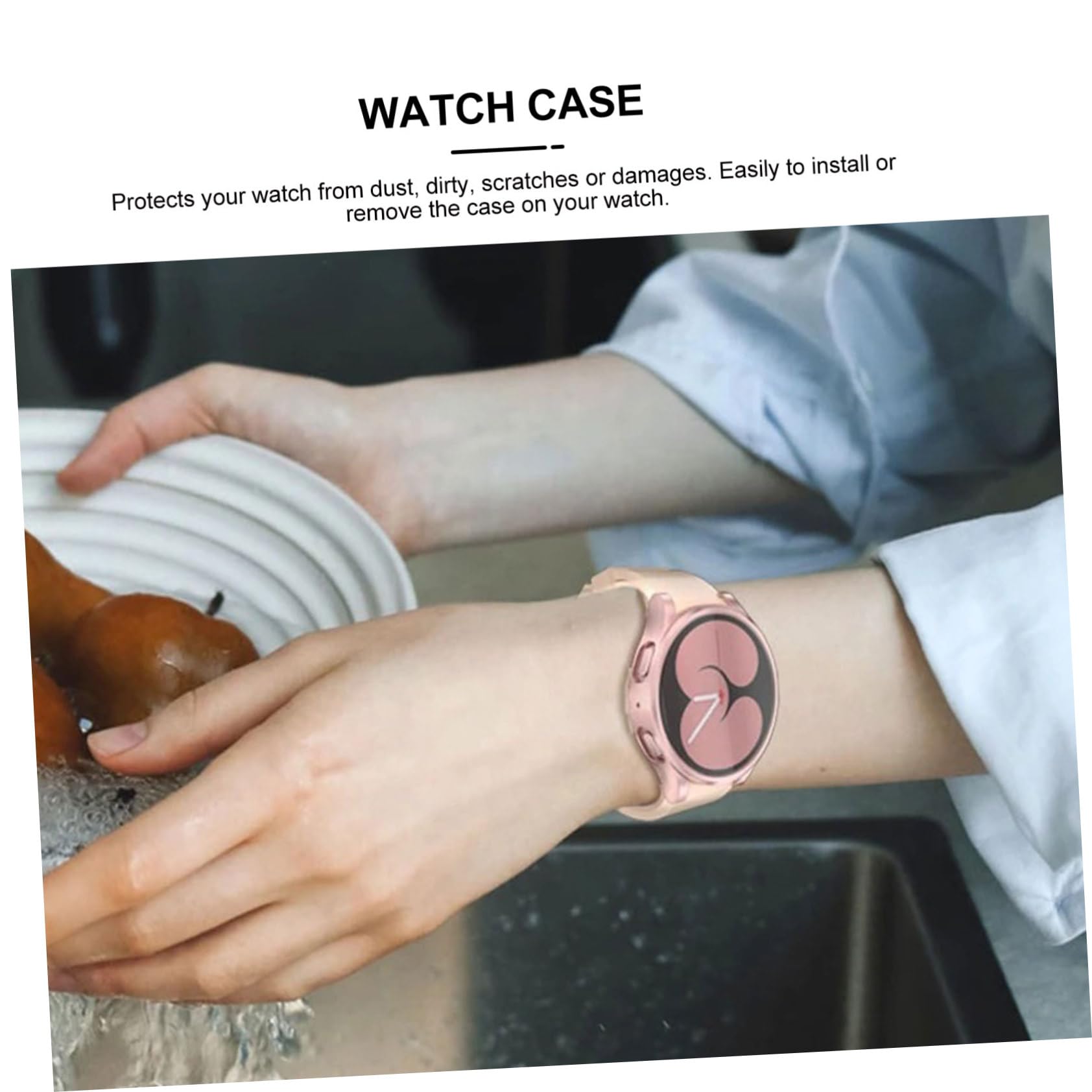 Hemobllo 24pièces Coques De Montre Intelligente Résistantes Aux Chocs TPU Électroplaqué pour Watch Pro Élégante Et Pratique