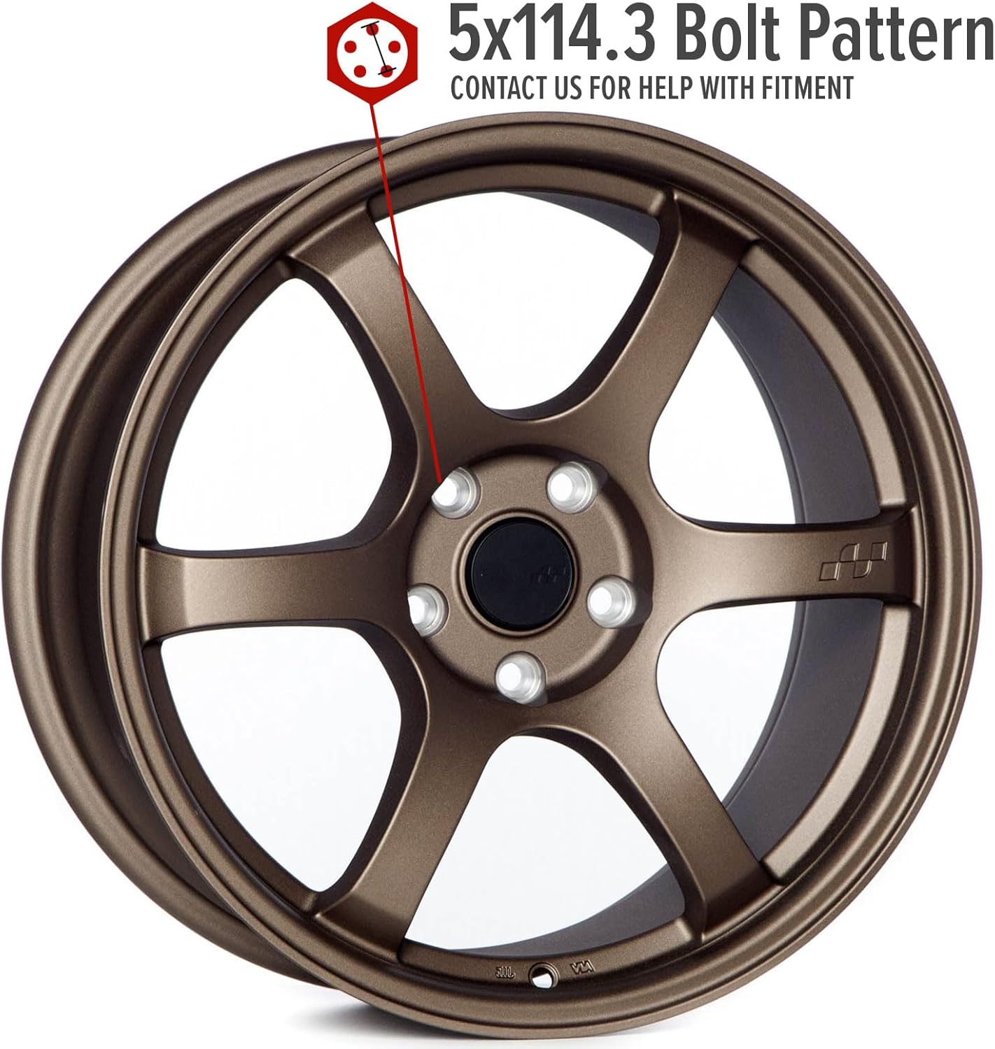 Circuit Performance CSF1 18x8.5 Flat Bronze 5x114.3 [+35mm] 57DR Style Compatible with Honda Accord Civic Toyota Camry etc