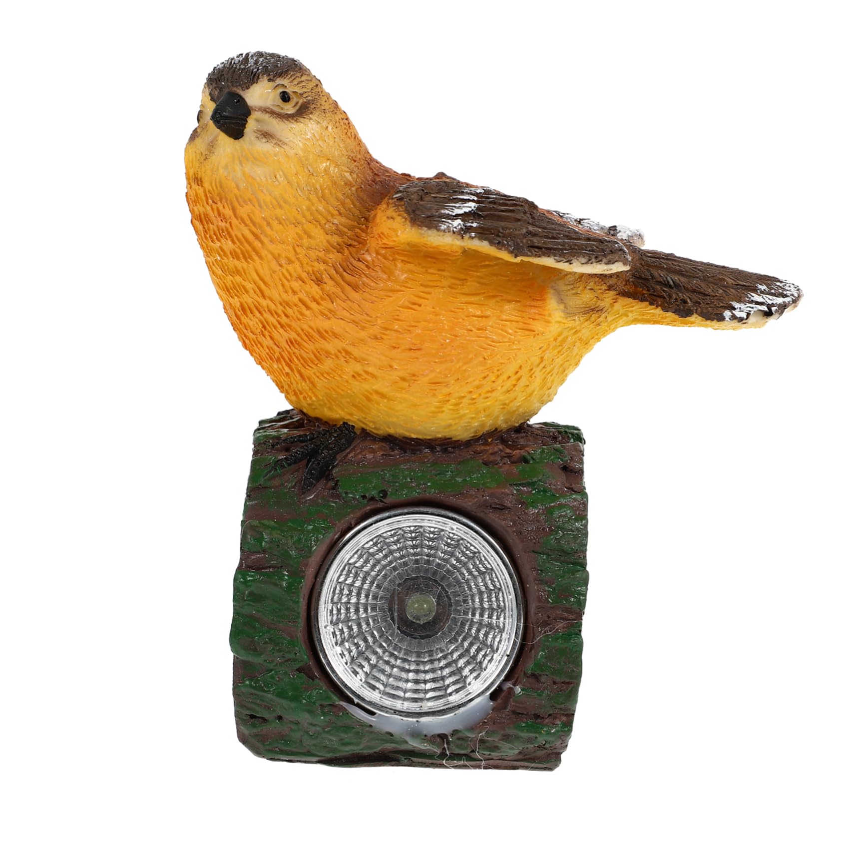 Statue d'oiseau solaire en résine sublime vos soirées sur la terrasse et dans l'allée