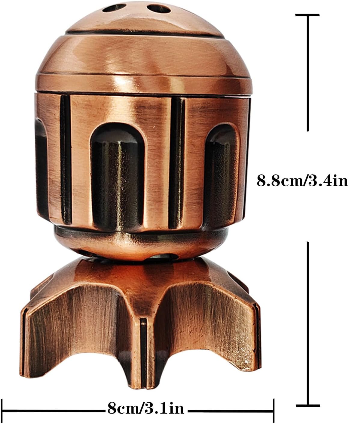 Roulette Dice Spinner for DND Dice Set, 7 Metallic Polyhedral D&D Dice with Gift Case for DND Game, RPG Role Playing Table Game Gifts (Black Gold)