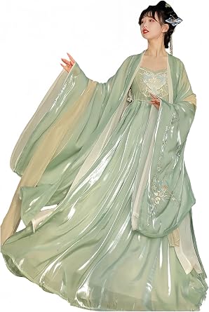 Chinese Traditional Womens Hanfu, Chinese Style Tang Princess Dress, Dance Performance Clothing Role-Playing Clothes