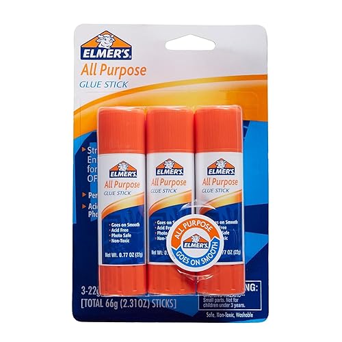 Miniatura 2 de Barra adhesiva universal Elmer, Blanco Paquete de 3