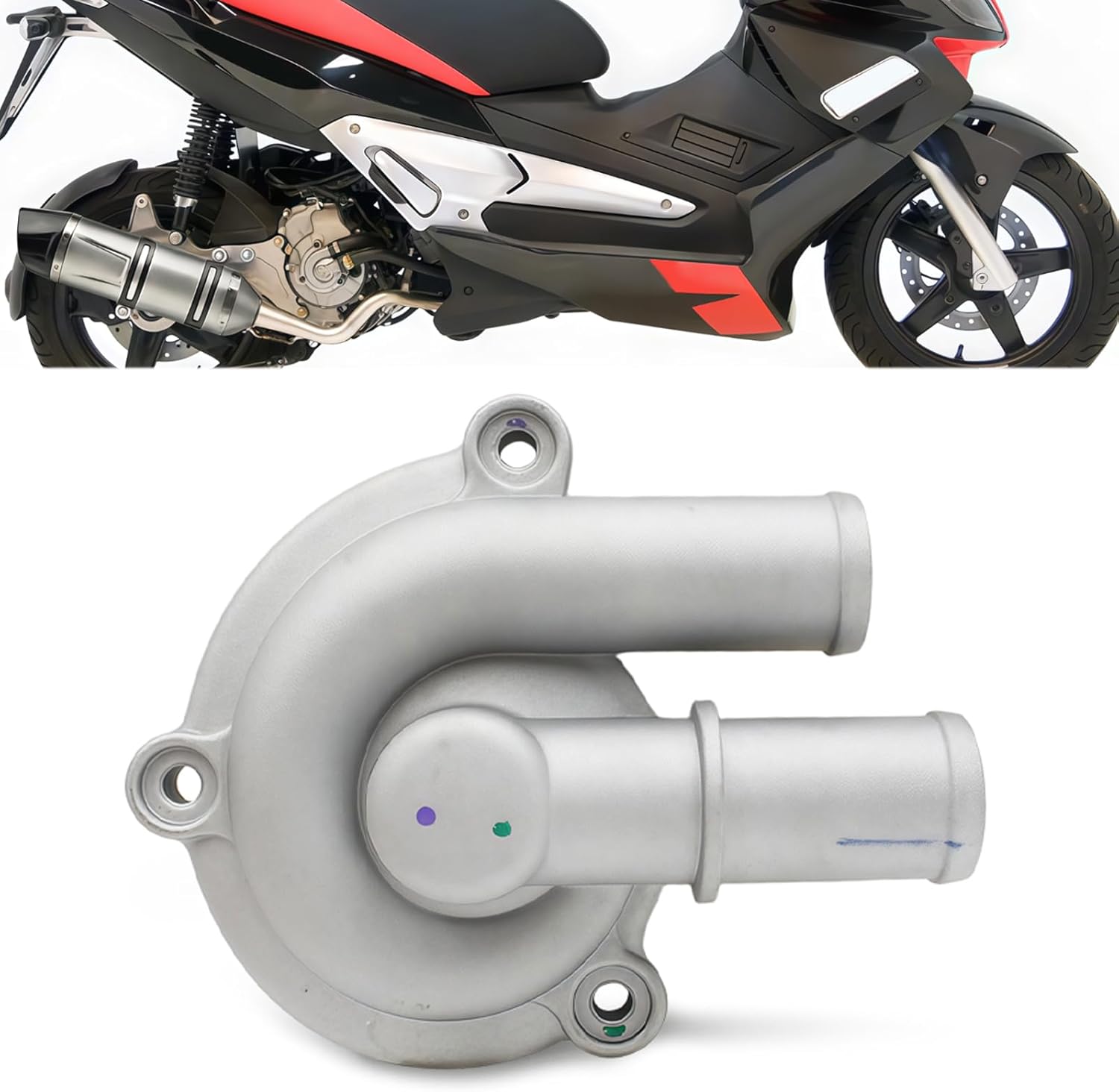 Engine Water Pump Cover Sealing for Aprilia Sr300 Sr250 Apr300t-v