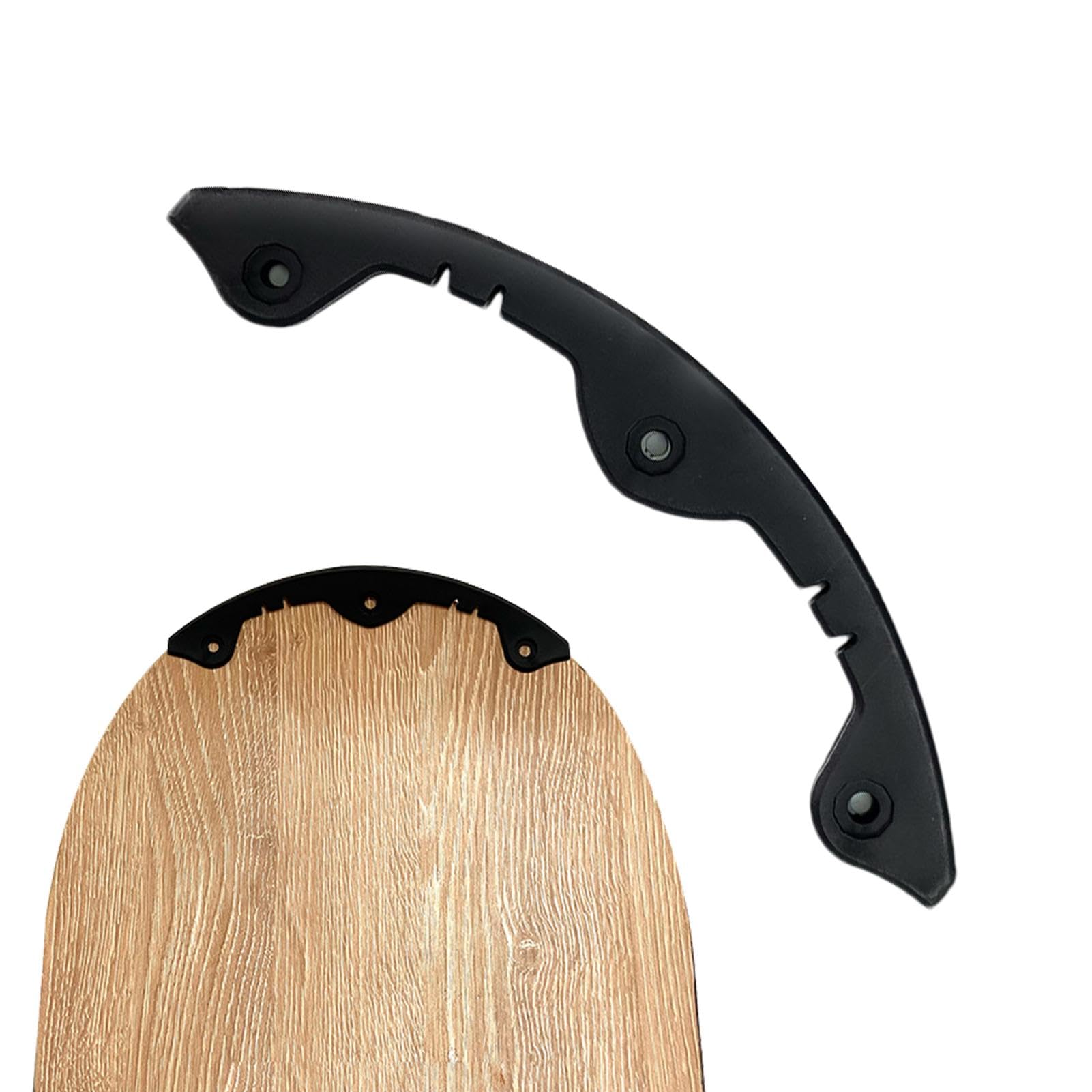 Striscia anticollisione per snowboard, protezione per il naso per longboard, Barra di protezione flessibile per snowboard, Copertura per tavola da skateboard, protezione per bordi da snowboard per ska