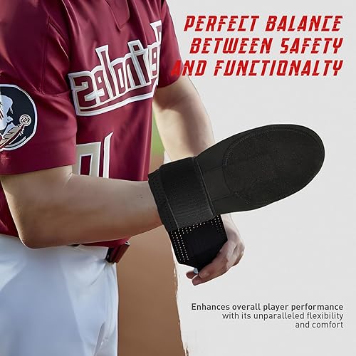 Miniatura 7 de Guante deslizante, guante deslizante de béisbol y sóftbol para niños, jóvenes y adultos, flexible, transpirable, duradero, fácil de llevar