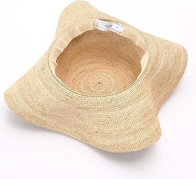 Amazon | [セリーヌ] 麦わら帽子 ハット レディース トリオンフ