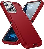 Vista 9 de Funda para iPhone 12 Pro Max para hombres, híbrida a prueba de caídas resistente, resistente, a prueba de golpes, ajuste delgado, funda protectora