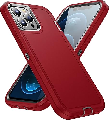 Miniatura 9 de Funda para iPhone 12 Pro Max para hombres, híbrida a prueba de caídas resistente, resistente, a prueba de golpes, ajuste delgado, funda protectora