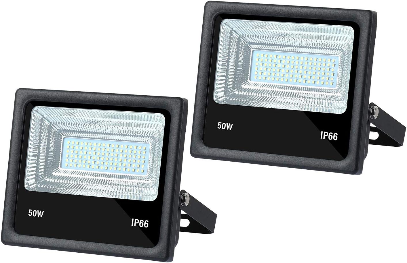 RTNLIT 2 Pack Outdoor LED Flood Light 100W Equivalent, DC 12V, IP65 ...