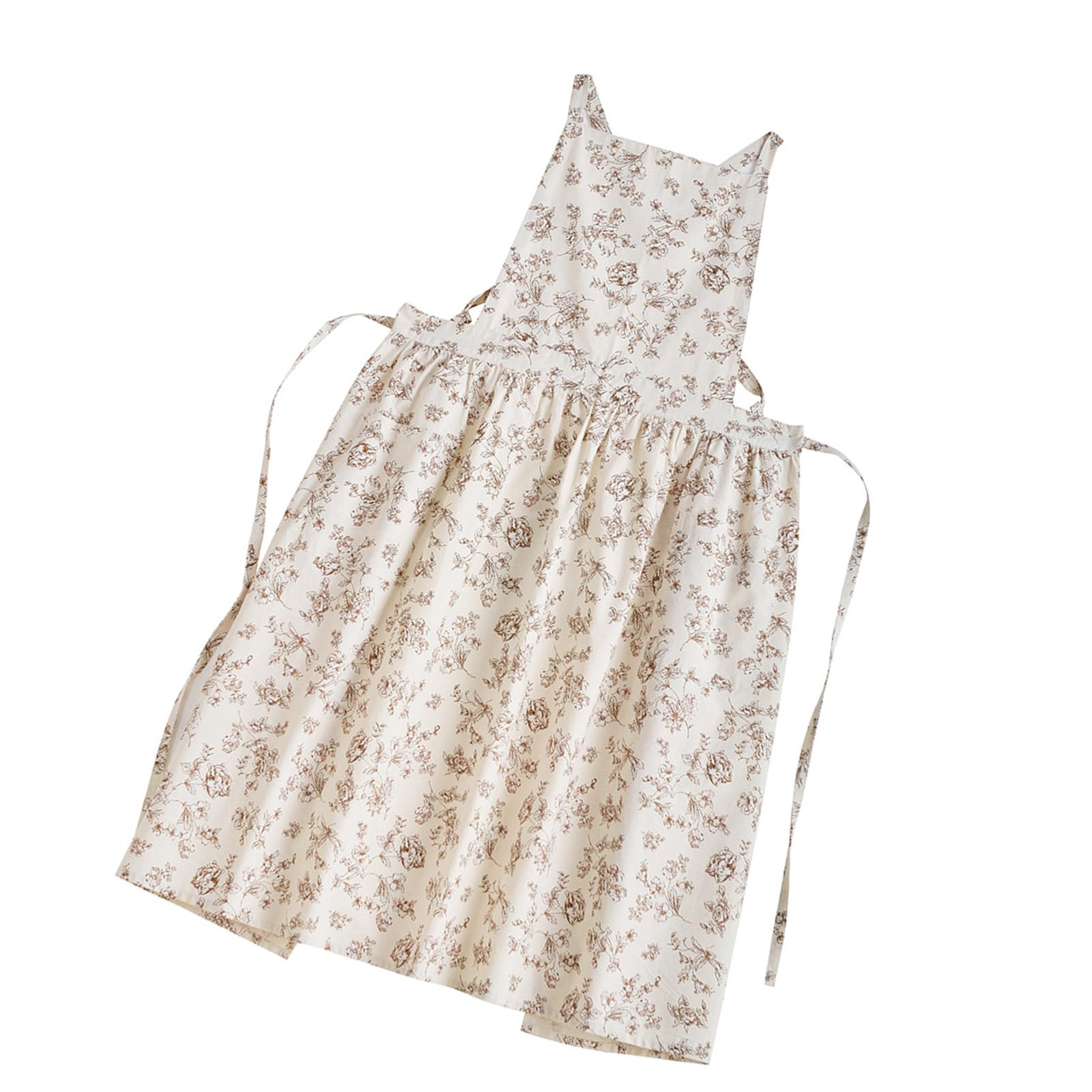 Jazuaiao Apron with Print Designs, Soft Kitchen Cooking, Essential for Homes Cooking Professional Catering Korean Print